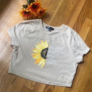 CROP TOP tee shirt!